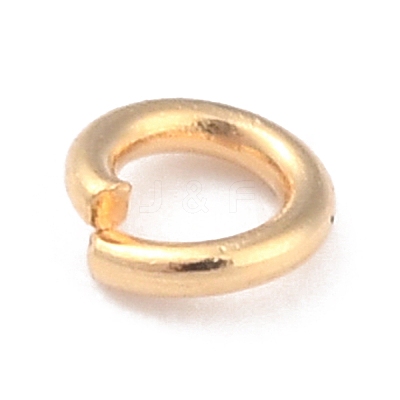 Rack Plating Brass Open Jump Rings X-KK-O139-18A-G-1