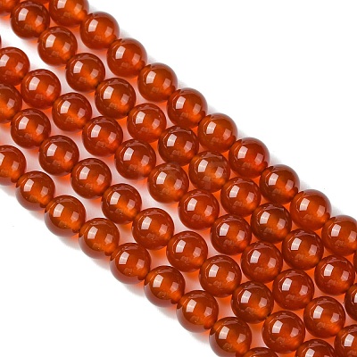 Natural Carnelian Beads Strands X-GSR8MM060-1-1