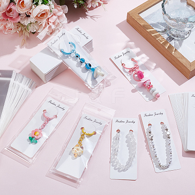 120Pcs Paper Keychain Display Cards CDIS-SP0001-37-1