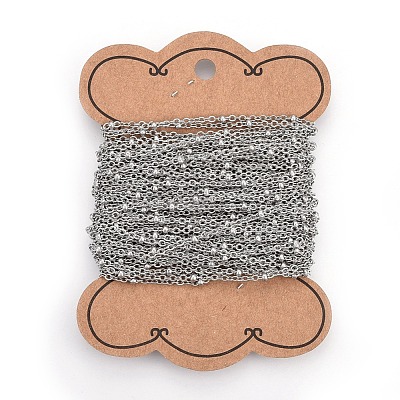 Tarnish Resistant 304 Stainless Steel Cable Chains CHS-L017-12A-1
