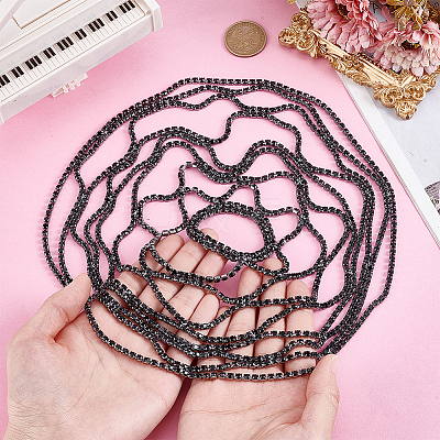 1Pc Rhinestone Mesh Headpiece Cap AJEW-HY0002-55B-1