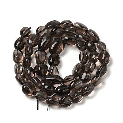 Natural Obsidian Beads Strands G-P497-01A-15-1