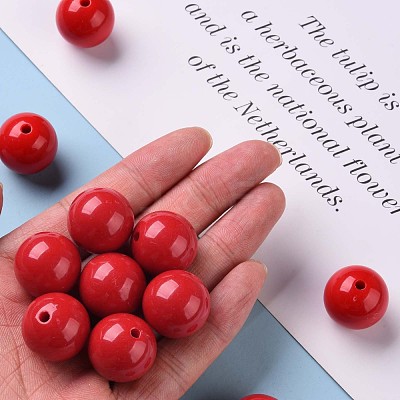 Opaque Acrylic Beads MACR-S370-C20mm-A14-1
