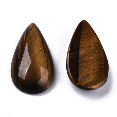 Natural Tiger Eye Cabochons X-G-N326-72D-1