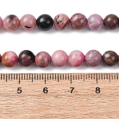 Natural Rhodonite Beads Strands LS-G-G828-02-6mm-1