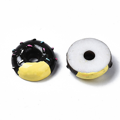 Spray Painted Resin Cabochons CRES-Q215-001A-1