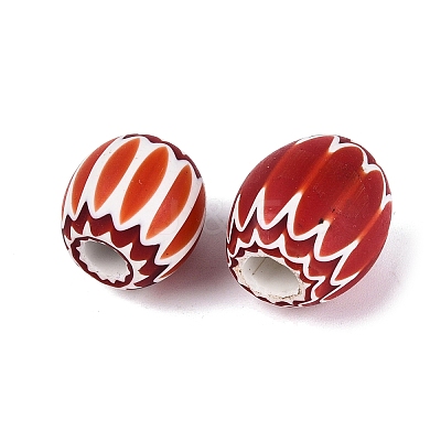 Handmade Millefiori Glass Barrel Beads LS-LA-N002-22A-1