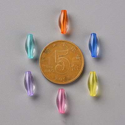 Transparent Acrylic Beads TACR-S154-07A-1