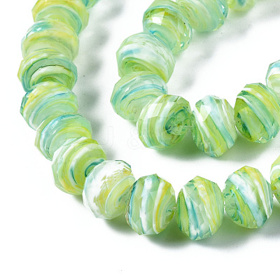 Handmade Lampwork Beads Strands LAMP-T007-13C-1