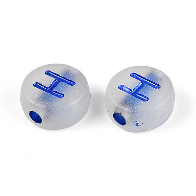 Luminous Frosted Acrylic Beads FACR-T008-02H-1