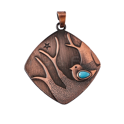 Alloy Pendants PW-WGFD005-04-1