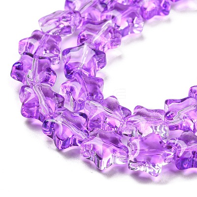 Transparent Glass Beads Strand GLAA-F112-02G-01-1