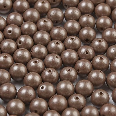 Baking Paint 3/0 Glass Seed Beads SEED-A034-02H-1