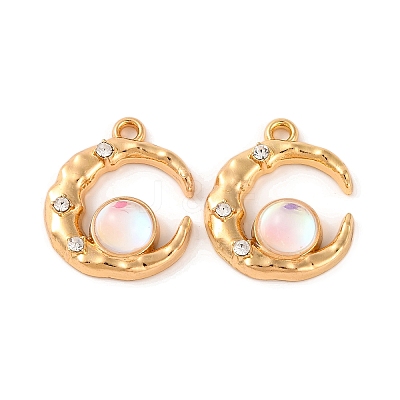 Alloy Crystal Rhinestone Pendants ALRI-M021-08D-1