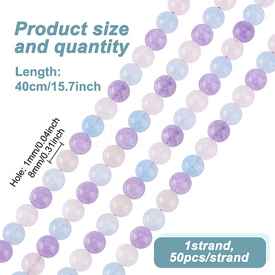 1 Strand Natural Aquamarine & Rose Quartz & Amethyst Beads Strands G-GO0001-52-1