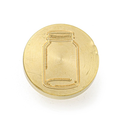 Wax Seal Brass Stamp Head AJEW-G056-01O-1