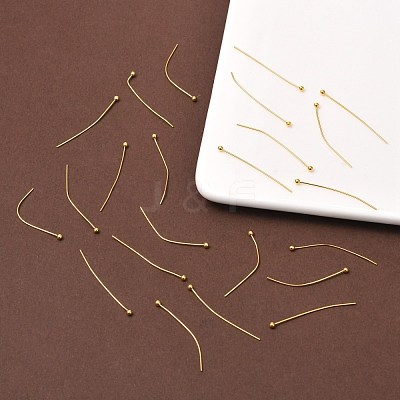Brass Ball Head Pins X-KK-R020-07G-1