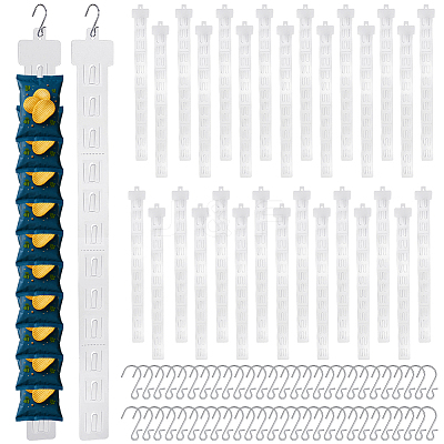 50Pcs Plastic Hanging Merchandise Strips KY-PH0002-22-1