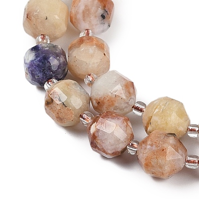 Natural Green Opal Beads Strands G-O201B-142G-1