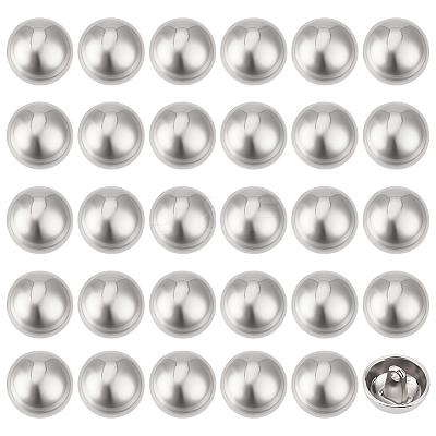 1-Hole Zinc Alloy Buttons FIND-MA0001-18A-P-1