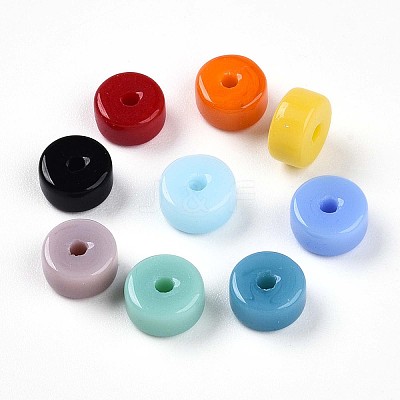 Baking Paint Glass Beads GLAA-N001-80-1