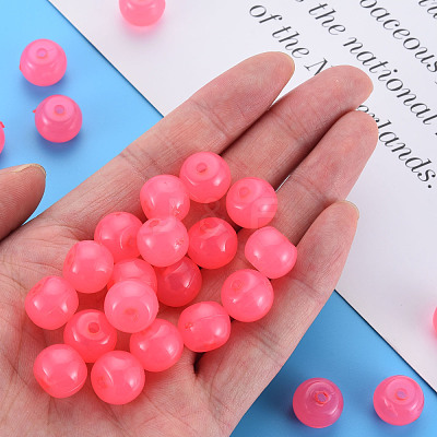 Imitation Jelly Acrylic Beads MACR-S373-14-EA09-1
