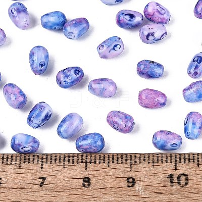 Picasso Glass Seed Beads SEED-N012-10F-1