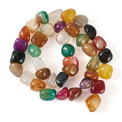 1 Strand Natural Agate Beads Strands G-TA0003-11-1
