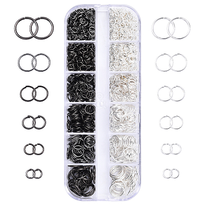 Iron Open Jump Rings IFIN-YW0003-83A-NF-1