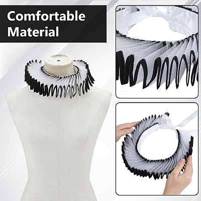 Detachable Polyester Children's Ruffle Collars DIY-WH0671-361-1