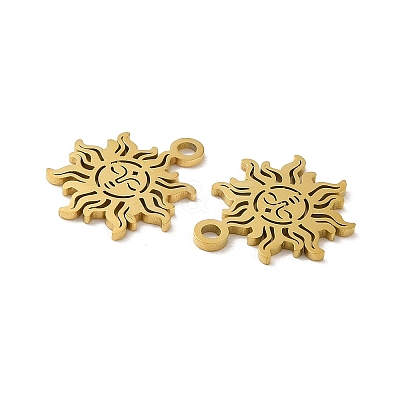 Ion Plating(IP) 304 Stainless Steel Charms X-STAS-J042-04G-1