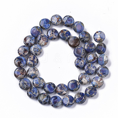 Natural Imperial Jasper Beads Strands G-S355-87A-02-1