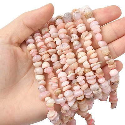 Natural Pink Opal Beads Strands G-L505-25-1