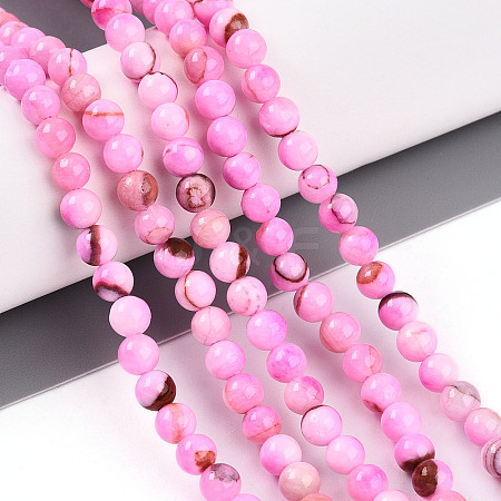 Natural Persian Jade Beads Strands G-A255-A02-04G-1