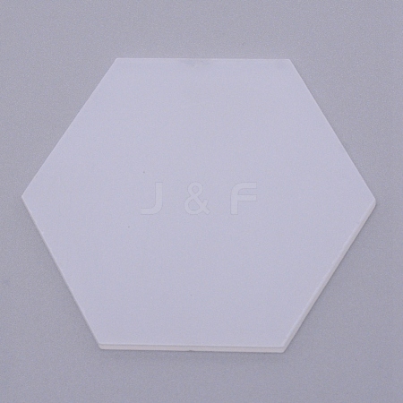 Acrylic Place Cards TACR-WH0001-20-1