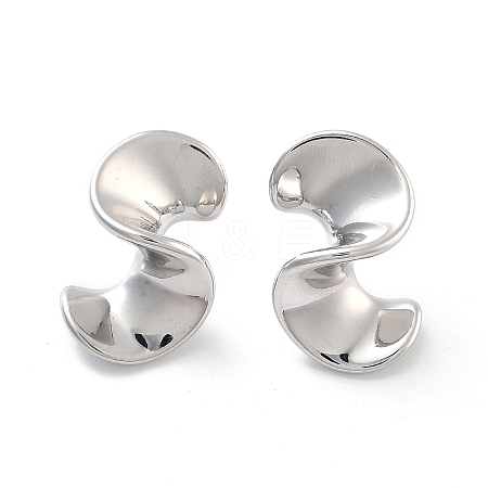 Non-Tarnish 304 Stainless Steel Stud Earrings EJEW-K281-04P-1