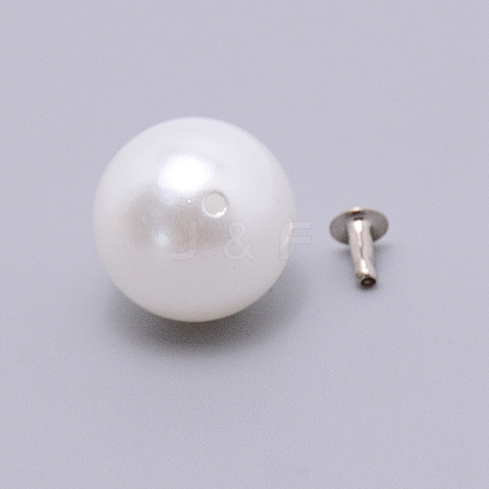 ABS Imitation Pearl Rivets LS-FIND-WH0053-78B-04-1
