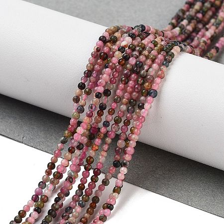 Natural Tourmaline Beads Strands G-B088-B02-01-1