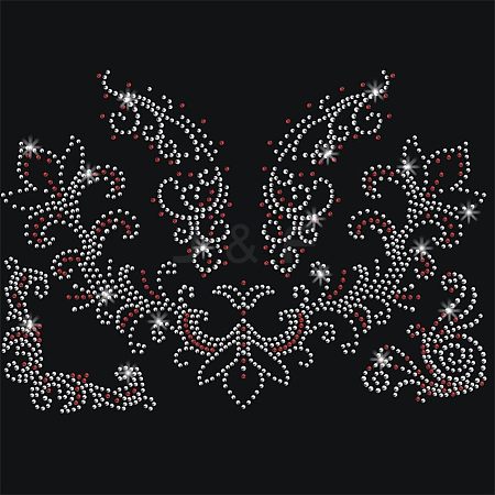 Glass Hotfix Rhinestone DIY-WH0303-043-1