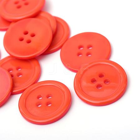 4-Hole Plastic Buttons BUTT-R034-052G-1
