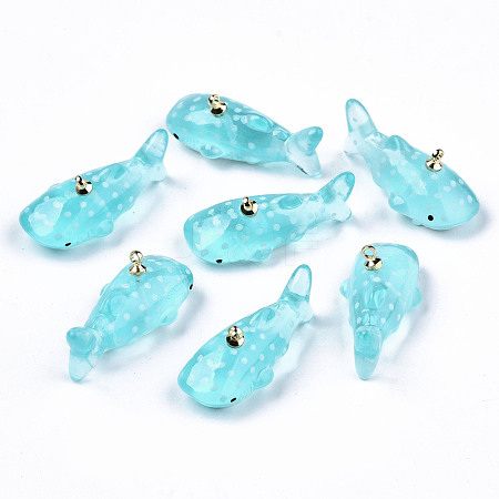 Transparent Epoxy Resin Pendants X-KY-S163-135-1