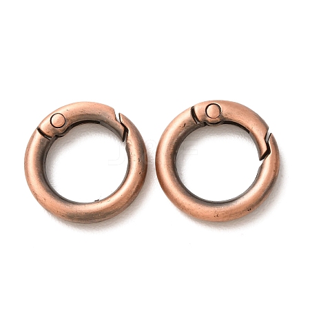 Alloy Spring Gate Rings X-PALLOY-H245-R-1