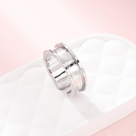 304 Stainless Steel Cuff Open Rings SA-CBACA70-01A-P-1