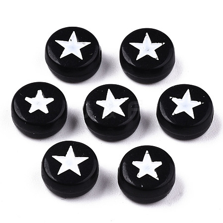 Opaque Acrylic Beads MACR-TAC0001-02-1