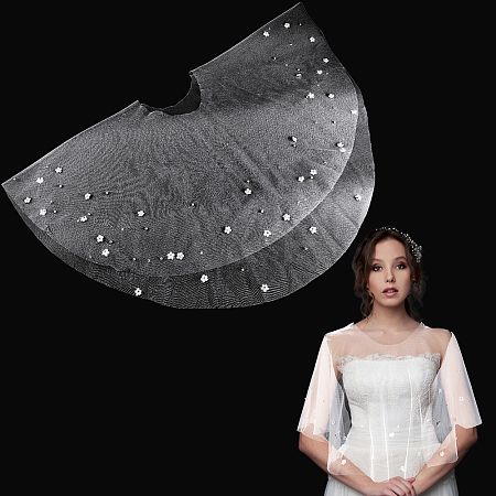 Polyester Lady Tulle Collars AJEW-WH20072-25B-1