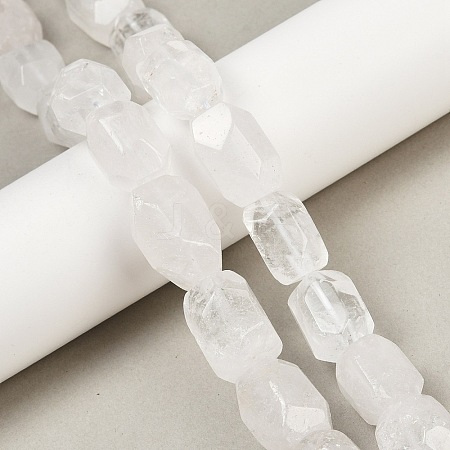 Natural Quartz Crystal Beads Strands G-F796-C11-01-1
