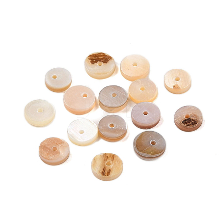 Natural Shell Bead Spacers SHEL-P004-01-1