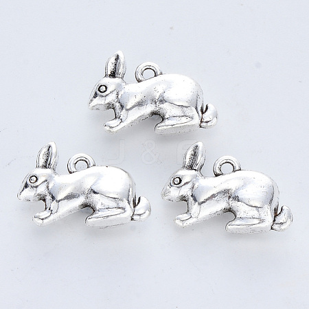 Tibetan Style Alloy Pendants TIBE-R316-017AS-RS-1