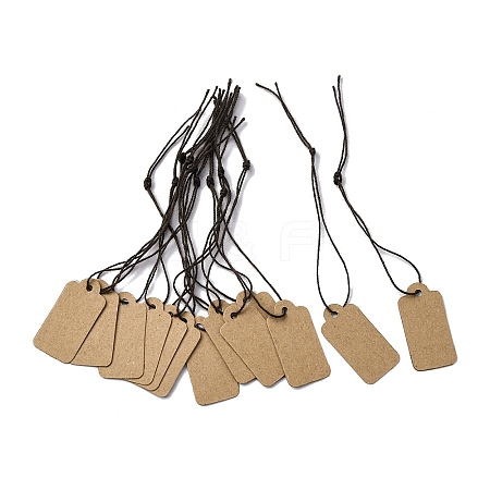 500Pcs Kraft Paper Blank Price Tags with Cord CDIS-R001-01-1