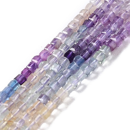 Natural Fluorite Beads Strands X-G-K312-06A-1